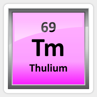 Thulium Periodic Table Element Symbol Sticker